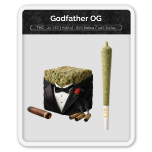 Black Label Godfather OG Preroll Hash Infused