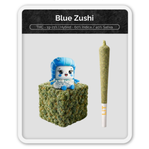 Black Label Blue Zushi Preroll Hash Infused