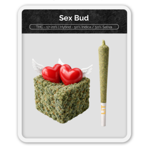 Black Label Sex Bud Preroll Hash Infused