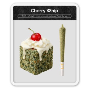Black Label Cherry Whip Preroll Hash Infused