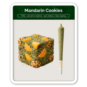 Green Label Mandarin Cookies Preroll