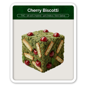 Cherry Biscotti Flower