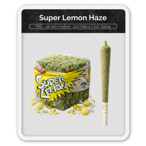 Super Lemon Haze Preroll Hash Infused